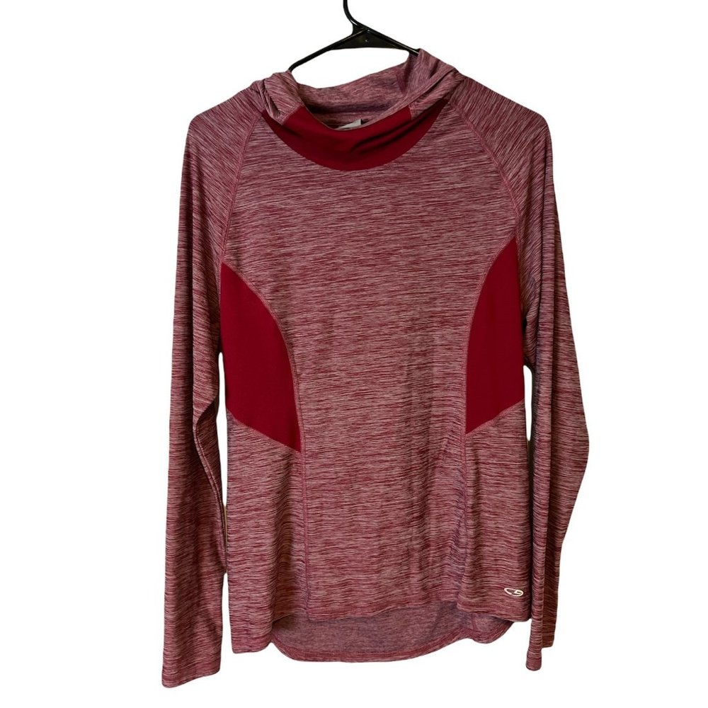 CHAMPION Womens Hoodie Pullover Duo dry Activewear Long Sleeve Back Zipper